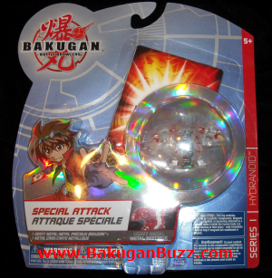 Hydranoid clear pyrus Bakugan Special Attack Booster Packs
